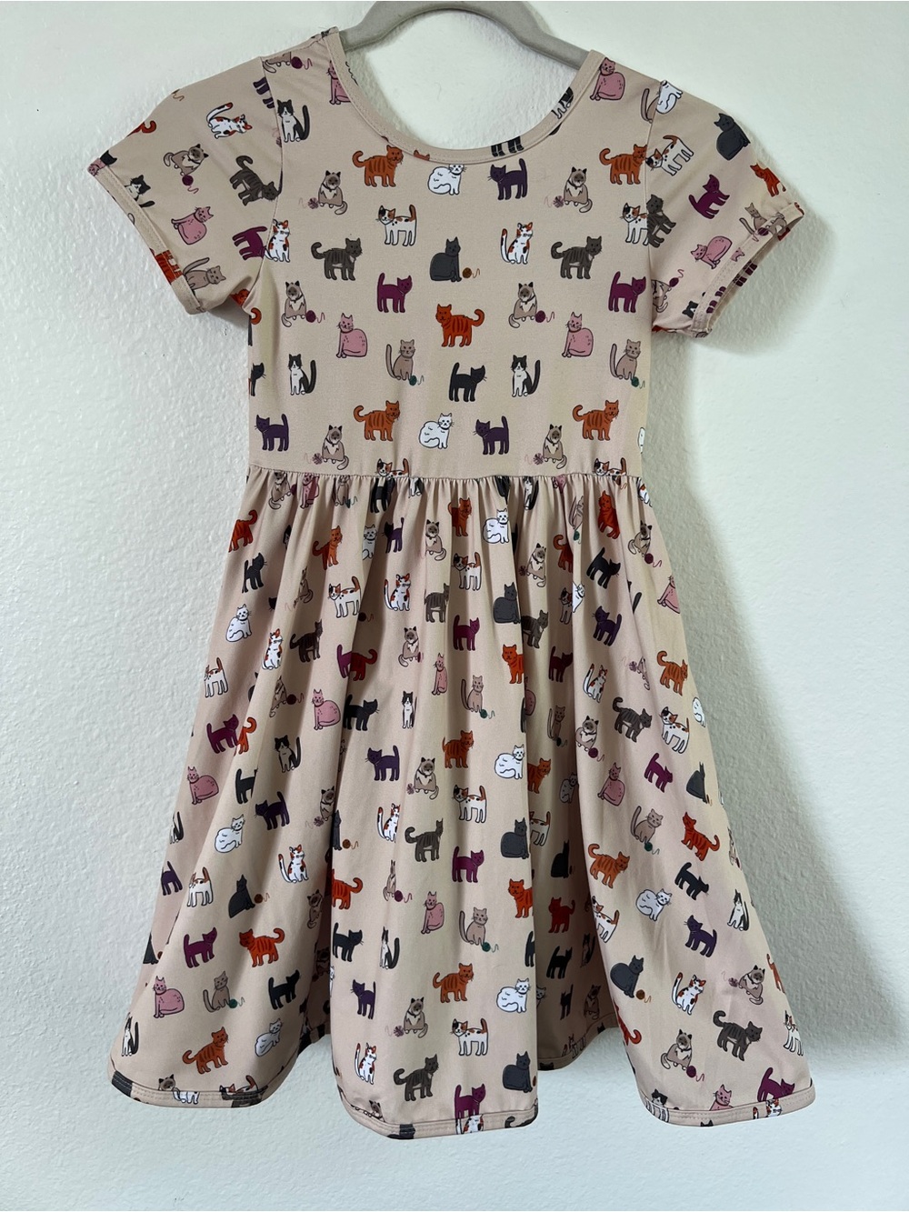 Girlhood by Little Stocking Co Cat Everyday Dress
